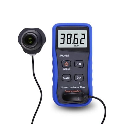 Купить Люксметр SM208E с диапазоном измерения 0,01~39990 кд/м², фотодетектором на основе кремния и ЖК-дисплеем высокого разрешения Производство в сети