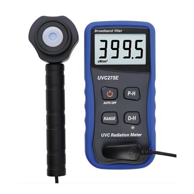 buy UVC275E Short-Wave Broadband UV Radiation Meter with 245nm-305nm Wavelength Range and 0.1µW/cm²-400mW/cm² Measuring Range Featuring Dual-Joint Telescopic Handle online manufacture