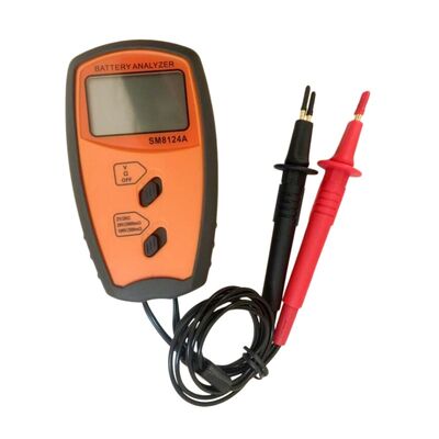 Comprar Probador de Resistencia Interna de Batería SM8124A con Sonda de Corriente Constante de 1KHz y Cableado de Cuatro Hilos y Pantalla LCD Fabricación en línea