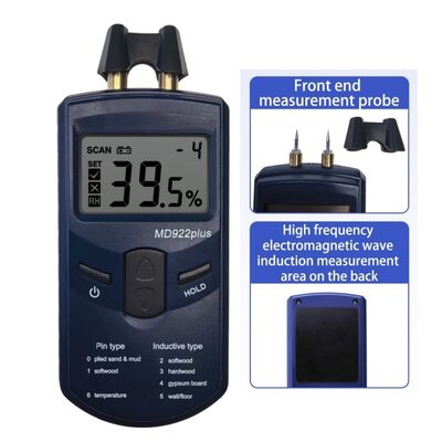 buy MD922Plus Moisture Meter with Large-screen LCD Display Temperature Compensation and Automatic Shutdown Function online manufacture