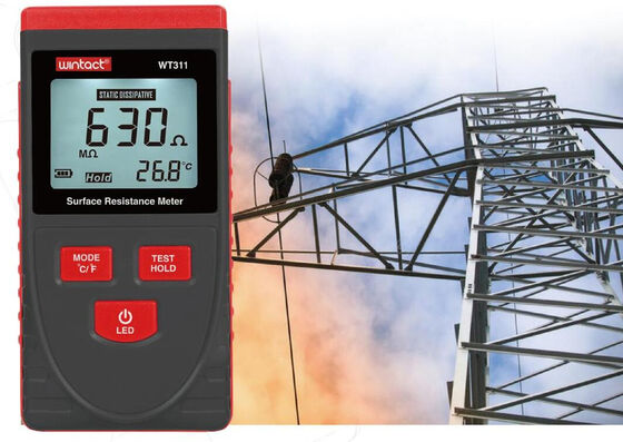 Digital Surface Resistance Meter with Data Hold